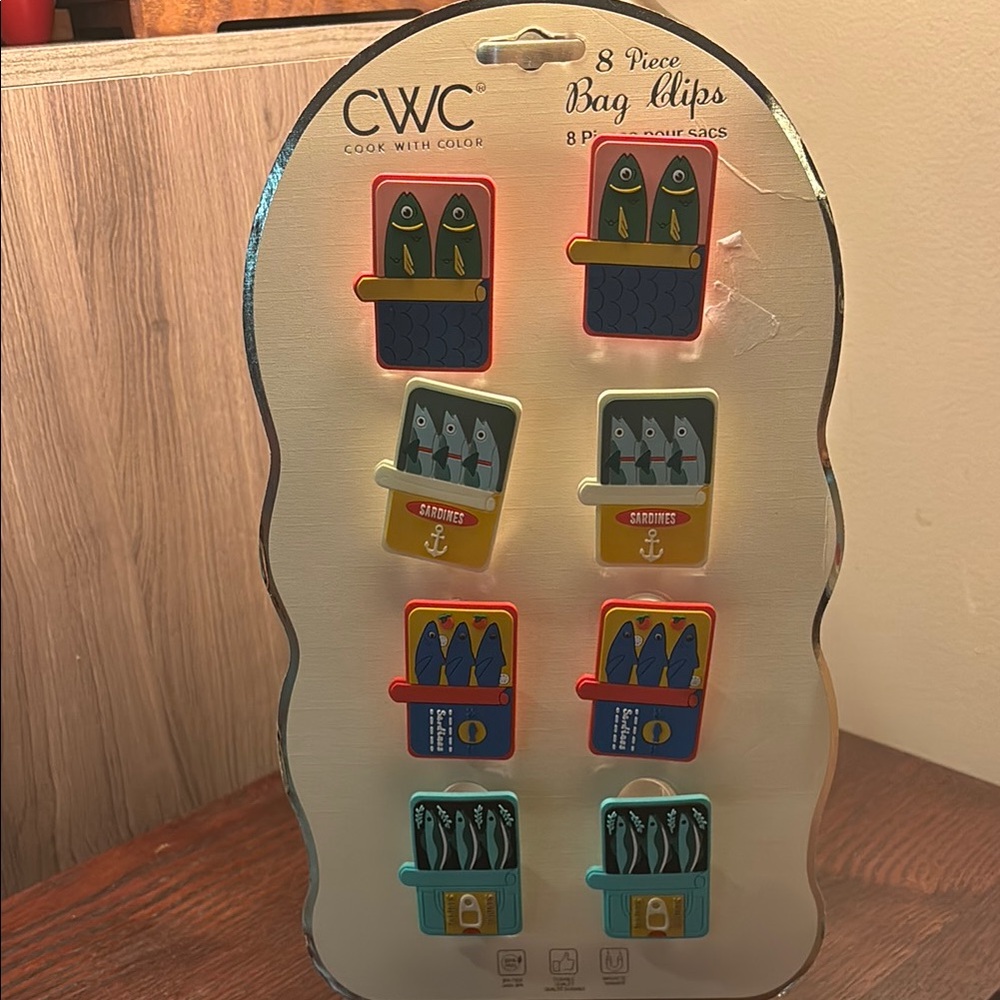 CWC 8 Piece Bag Clips Set